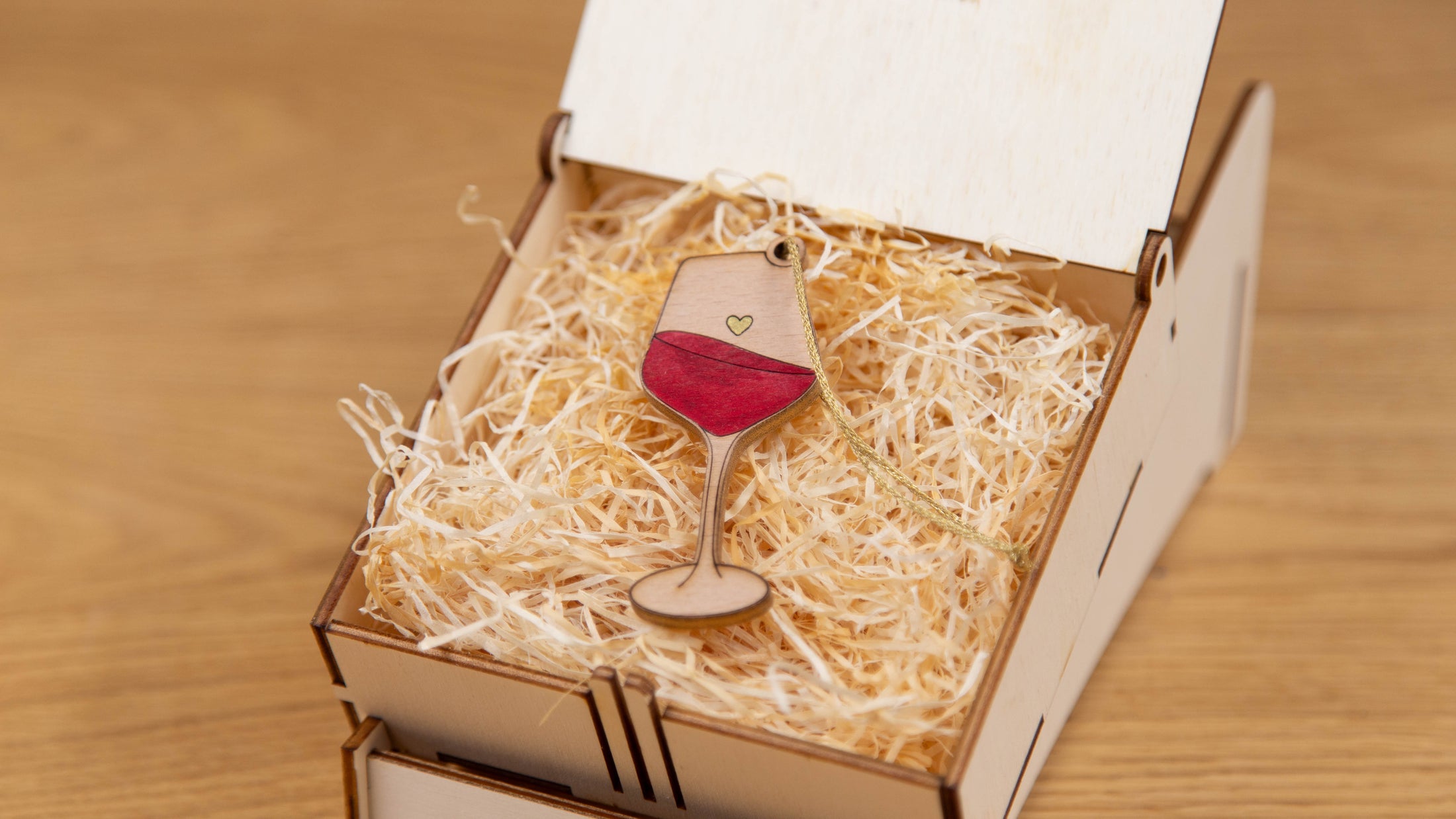 Weinglas - Christbaumschmuck