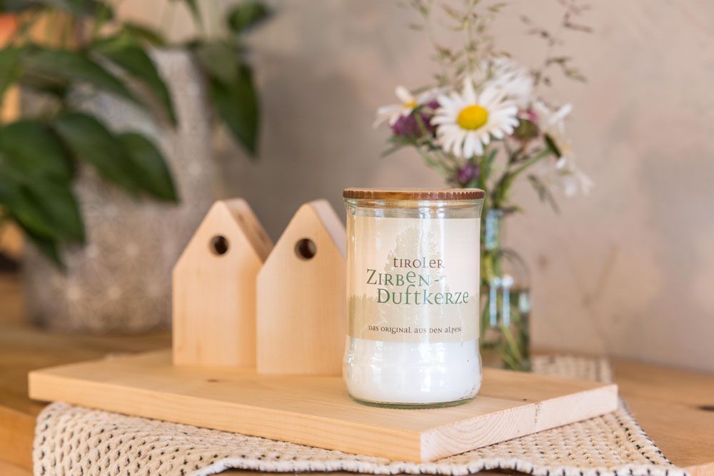 Zirben Duftkerze